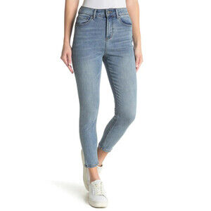 AFRM Richards Skinny High Rise Jeans In Royal Oak Wash Size 33